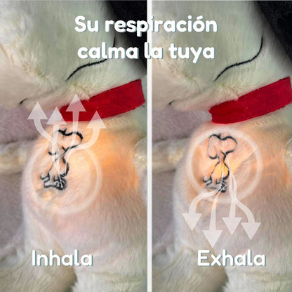 Snoopy calmante que respira